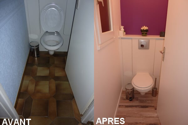 WC AVANT APRES